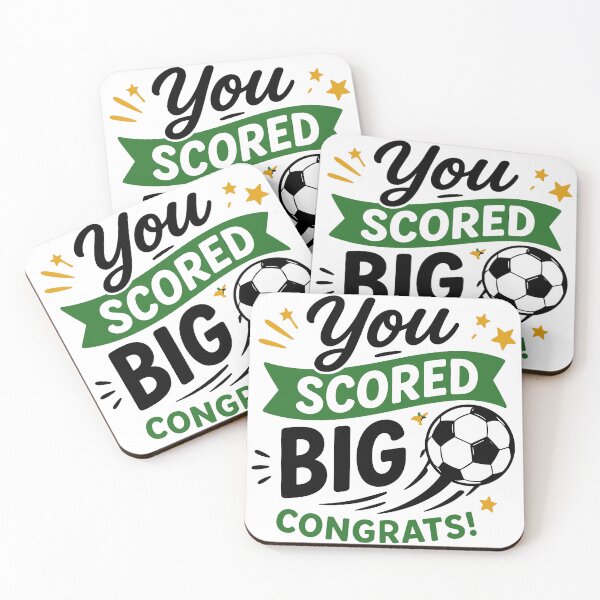 Item preview, You Scored Big – Soccer Congrats Celebration designed and sold by Gift Phrase Studio.