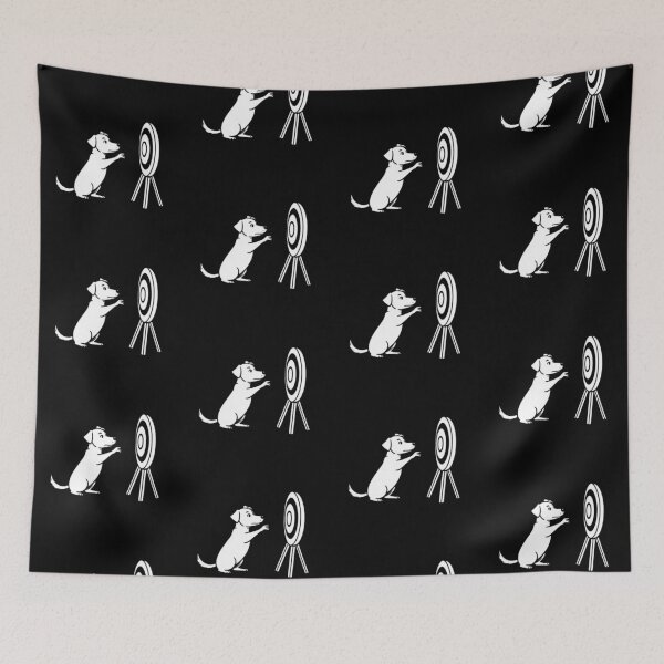 Item preview, Target Dog Bullseye Funny Puppy Aiming Graphic Art designed and sold by artlife4.