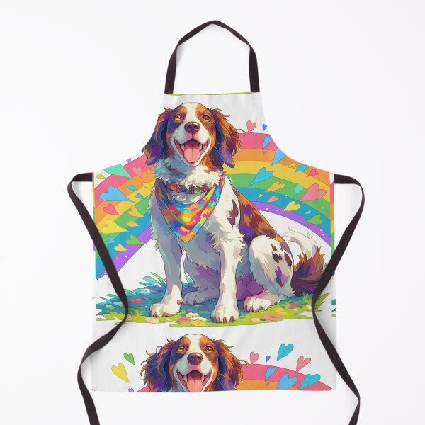 Item preview, Colorful Brittany Spaniel designed and sold by MendaciousMina.