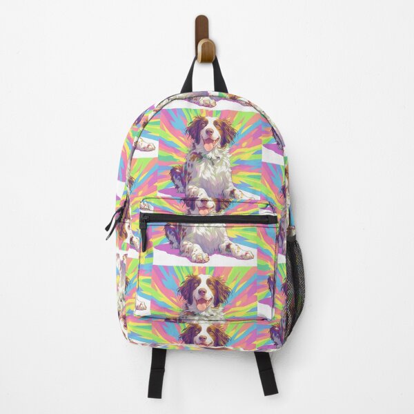 Item preview, Colorful Brittany Spaniel designed and sold by MendaciousMina.
