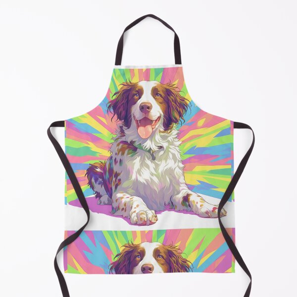 Item preview, Colorful Brittany Spaniel designed and sold by MendaciousMina.