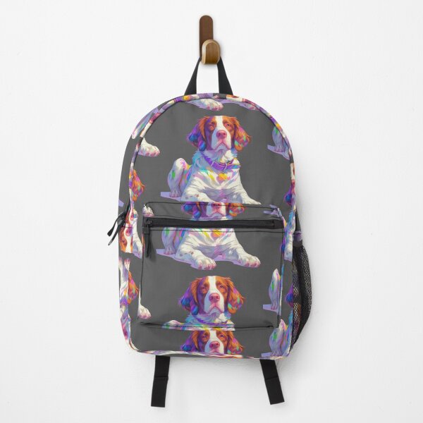 Item preview, Colorful Brittany Spaniel designed and sold by MendaciousMina.