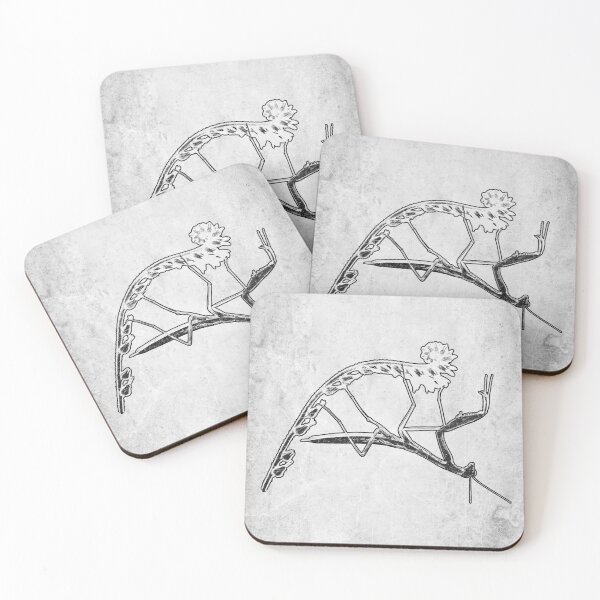 Item preview, Praying Mantis: Dark Nature Etched Illustration Gothic Insect designed and sold by Ghoul Enterprises.
