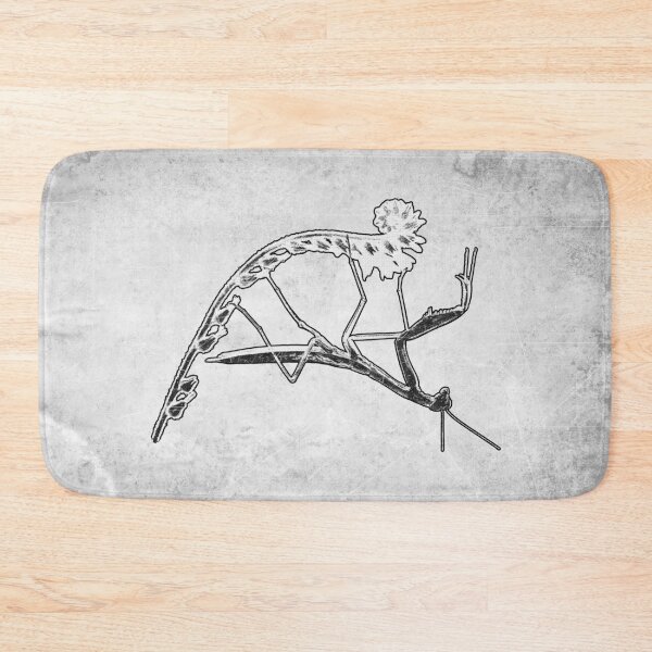 Item preview, Praying Mantis: Dark Nature Etched Illustration Gothic Insect designed and sold by Ghoul Enterprises.