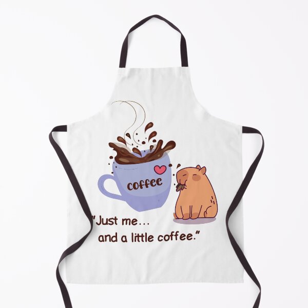 Item preview, Silent Coffee Mode – Introvert Capybara Vibes designed and sold by Dinaelsherkawy.