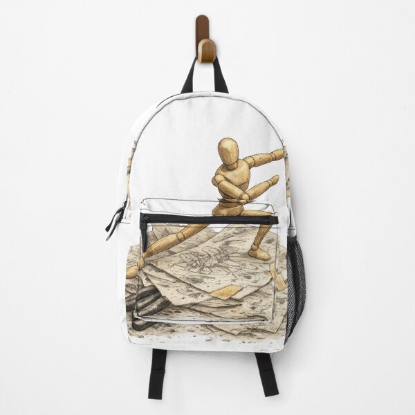 Item preview, Wooden Artist Mannequin Striking Pose on Money designed and sold by jgvisualarts.