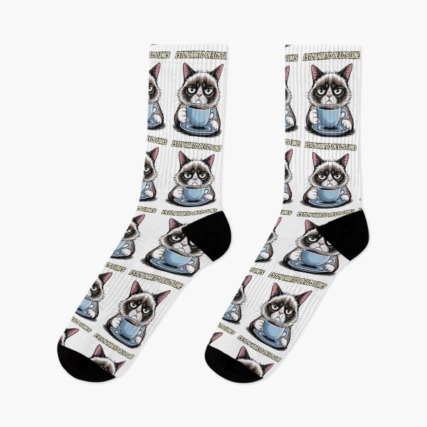 Item preview, Grumpy Cat I Hate Mondays Spanish Humor designed and sold by SubliStudio365.
