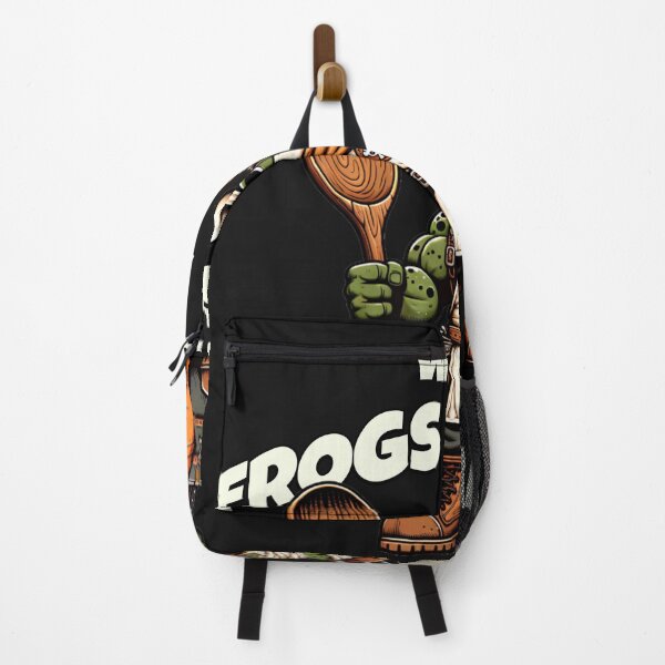 Item preview, Frog Chef Pun Why Are Frogs So Happy Eating Bugs designed and sold by Tsugraf Designs.
