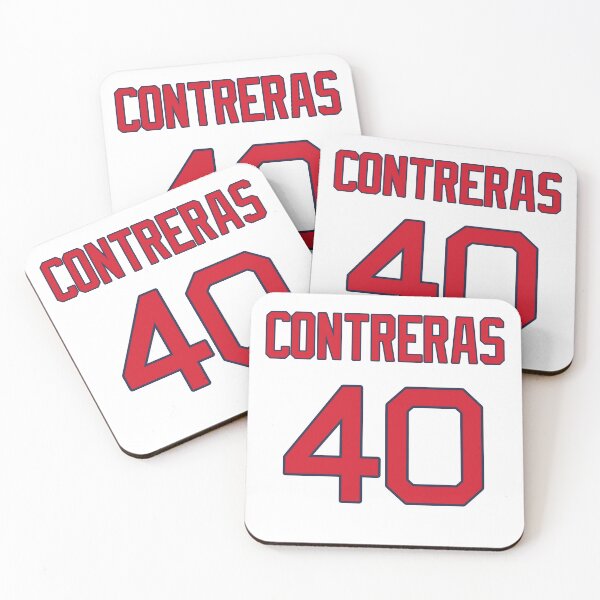 Item preview, Wilson Contreras #40 (Red Sox) designed and sold by Turnstile Sports.