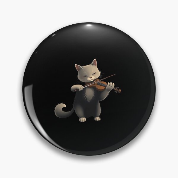 Item preview, Cute Violin Cat Musical Kitten Whimsical String Art designed and sold by artlife4.