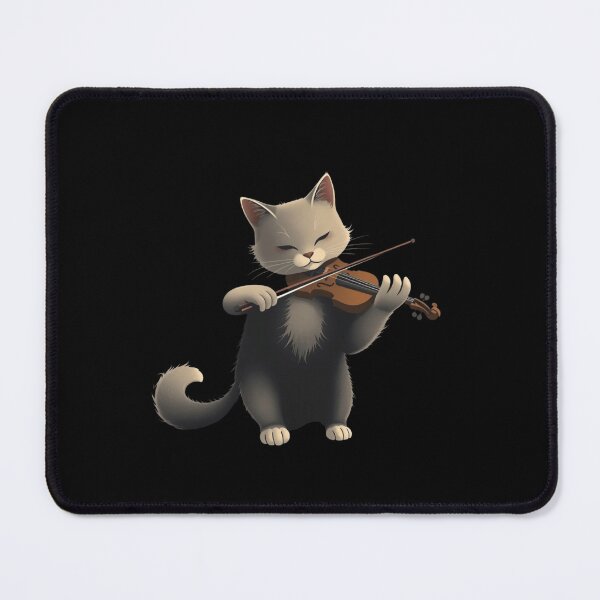 Item preview, Cute Violin Cat Musical Kitten Whimsical String Art designed and sold by artlife4.