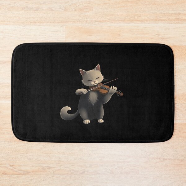 Item preview, Cute Violin Cat Musical Kitten Whimsical String Art designed and sold by artlife4.