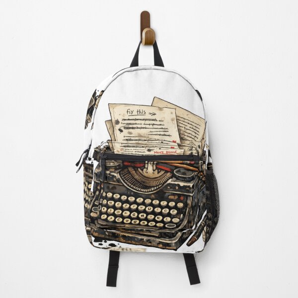 Item preview, Vintage Gothic Typewriter with Papers and Quill designed and sold by jgvisualarts.