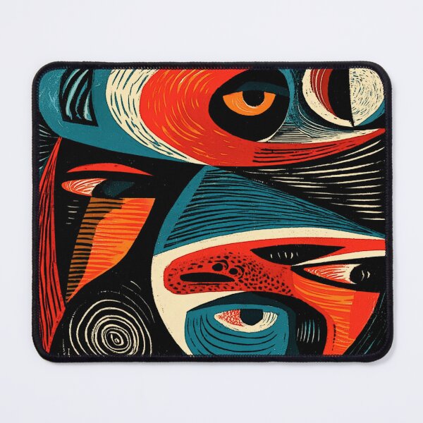 Item preview, Abstract Cubist Folk Art designed and sold by Infopreneur1231.