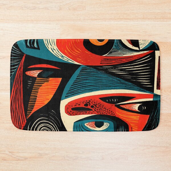 Item preview, Abstract Cubist Folk Art designed and sold by Infopreneur1231.