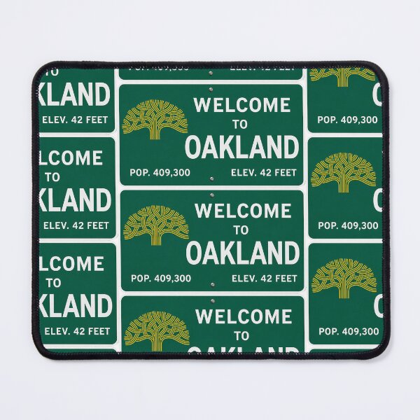 Item preview, Welcome to Oakland Sign – Vintage Style City Sign, California Travel Graphic designed and sold by PIXEL POP DESIGNS - Beyond the Norm!.