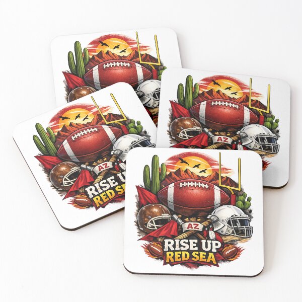 Item preview, Arizona Football Desert Fan Design AZ Sunset Cactus Sports Graphic Tee designed and sold by GarnerSupplyCo.