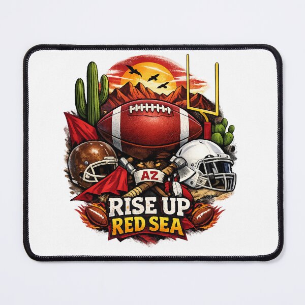 Item preview, Arizona Football Desert Fan Design AZ Sunset Cactus Sports Graphic Tee designed and sold by GarnerSupplyCo.