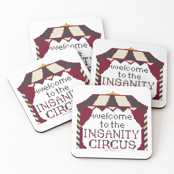 Item preview, Welcome to the Isanity Circus designed and sold by SparklesMakesStudio.