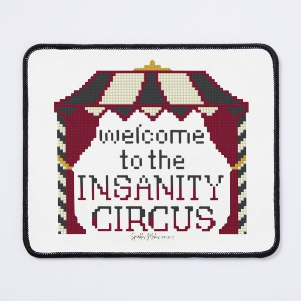 Item preview, Welcome to the Isanity Circus designed and sold by SparklesMakesStudio.