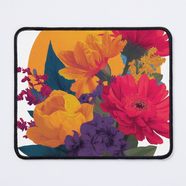 Item preview, Bright Flowers Neo Retro Pop designed and sold by CircaSassy.