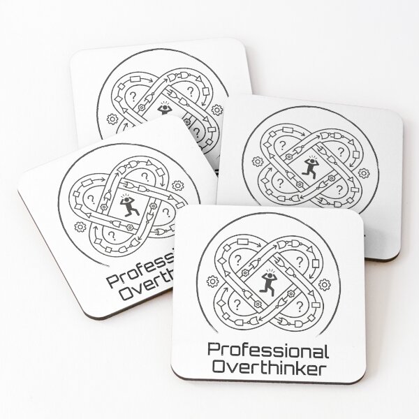 Item preview, Professional Overthinker Funny Anxiety Flowchart designed and sold by PioJK-.