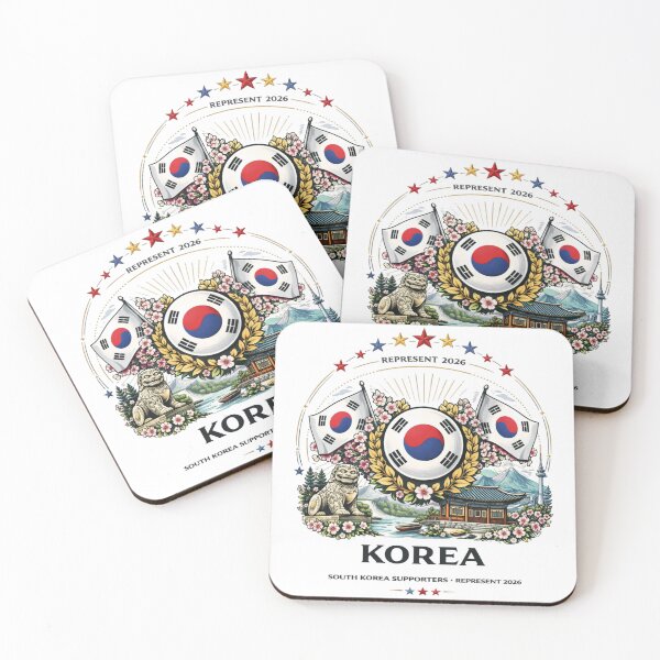 Artikelvorschau, Korea-Fans 2026 – Taegeuk Blossom Fußball-Fan-Kunst entworfen und verkauft von Inner Flame Studio.