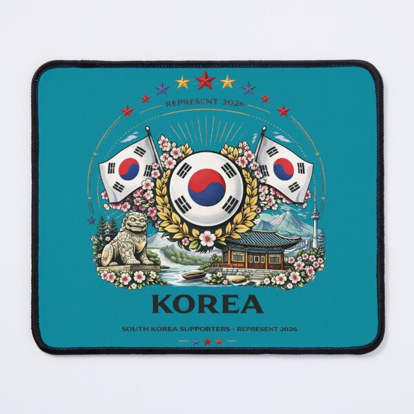 Item preview, Korea Supporters 2026 – Taegeuk Blossom Football Fan Art designed and sold by Inner Flame Studio.