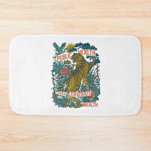 Item preview, Floral Tiger Public Health Corporate Wealth designed and sold by TeeARTHY.
