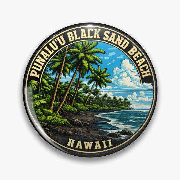 Item preview, Punalu'u Black Sand Beach - Hawaii designed and sold by VelvetRoom.