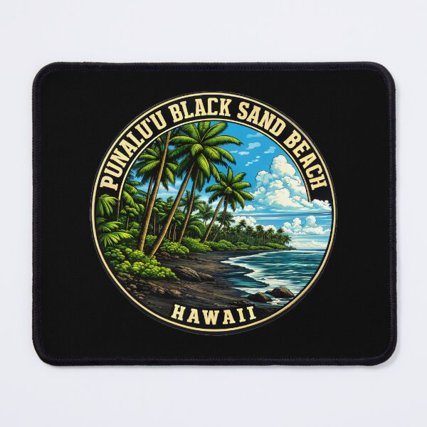 Item preview, Punalu'u Black Sand Beach - Hawaii designed and sold by VelvetRoom.