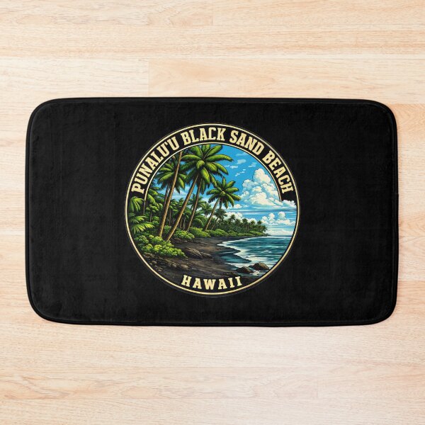 Item preview, Punalu'u Black Sand Beach - Hawaii designed and sold by VelvetRoom.