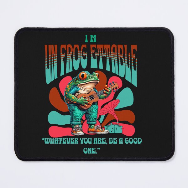 Item preview, Unfrogettable Frog Ukulele Player Music Pun designed and sold by Tsugraf Designs.