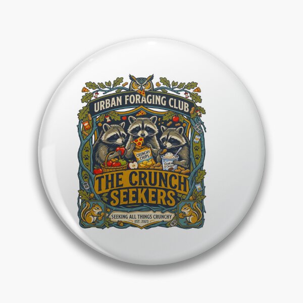 Item preview, Urban Foraging Club Raccoons Eating Pizza designed and sold by TeeARTHY.