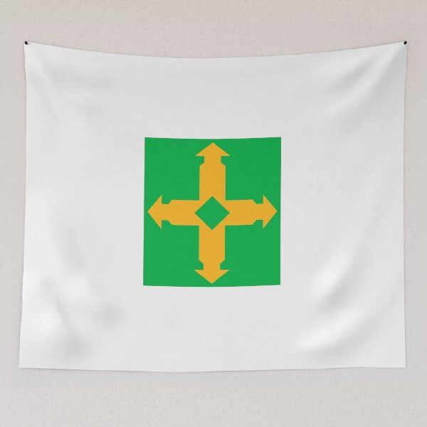Item preview, Distrito Federal Square Flag Brazil Capital Emblem designed and sold by NTGUILTY.