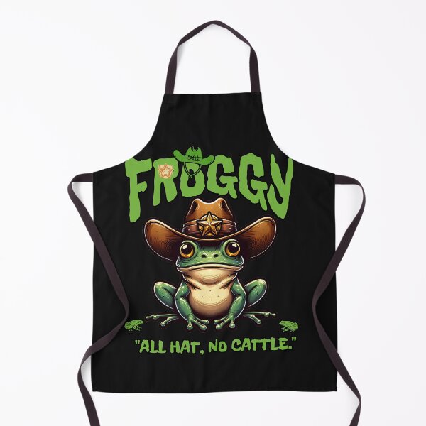 Item preview, Amphibian Western Badge Humor Design designed and sold by Tsugraf Designs.