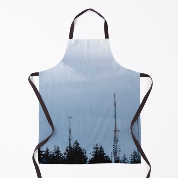 Item preview, Three Communications Towers against cloudy sky vertical designed and sold by lisavonbiela.