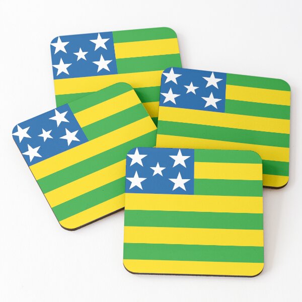 Item preview, Bandera de la Plaza de Goiás Emblema del Estado de Brasil designed and sold by NTGUILTY.