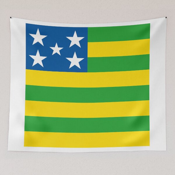 Item preview, Goias Square Flag Brazil State Emblem designed and sold by NTGUILTY.