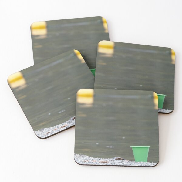 Item preview, Abandoned green plastic bucket on lakeshore designed and sold by lisavonbiela.
