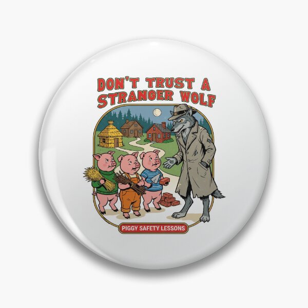 Item preview, Don't Trust Stranger Wolf Piggy designed and sold by TeeARTHY.
