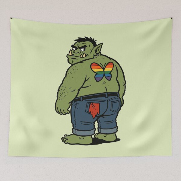 Item preview, Gay Pride Handkerchief Code Orc designed and sold by Ghost on Toast.