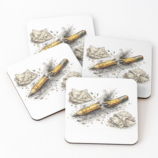 Item preview, Broken Pencil Writer's Block Crumpled Paper Art designed and sold by jgvisualarts.