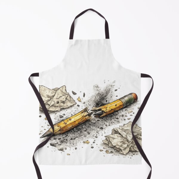 Item preview, Broken Pencil Writer's Block Crumpled Paper Art designed and sold by jgvisualarts.