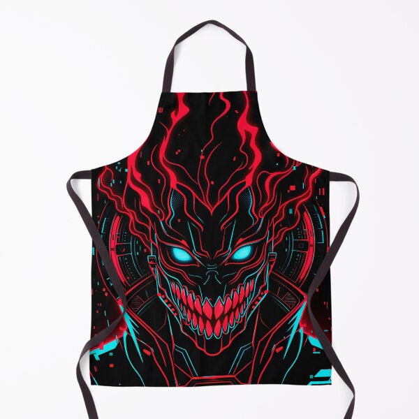 Item preview, Cyberpunk Demon Mask – Neon Oni Glitch Aesthetic Gaming Design designed and sold by Italkam.