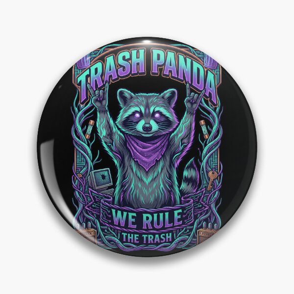 Item preview, Trash Panda We Rule The Trash Raccoon designed and sold by TeeARTHY.