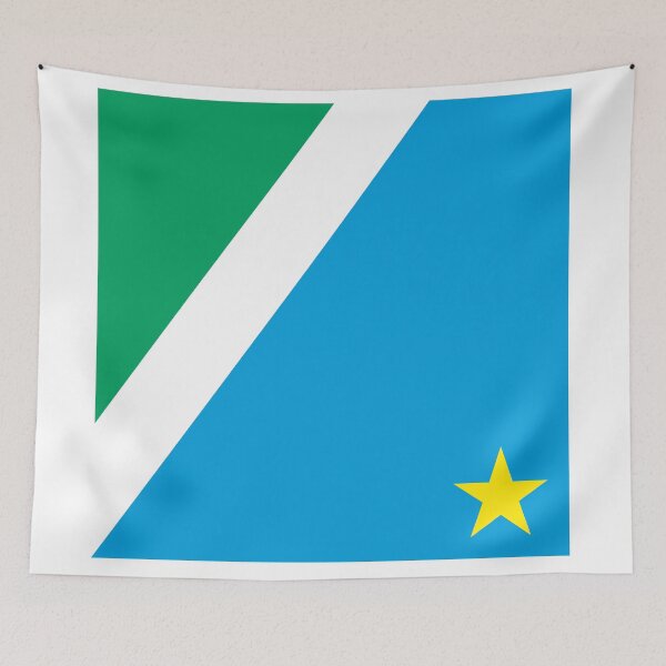 Item preview, Mato Grosso do Sul Square Flag Brazil State designed and sold by NTGUILTY.
