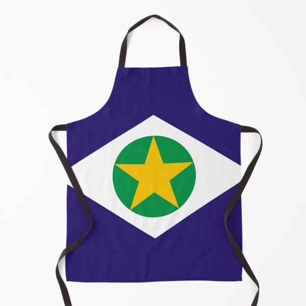 Item preview, Mato Grosso Square Flag Brazil State Emblem designed and sold by NTGUILTY.