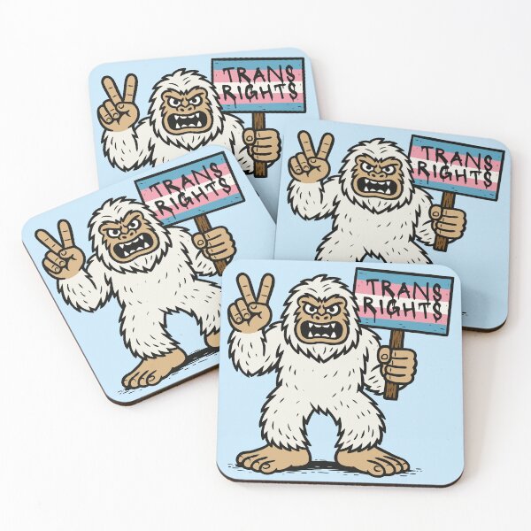 Item preview, Trans Rights Yeti designed and sold by Ghost on Toast.