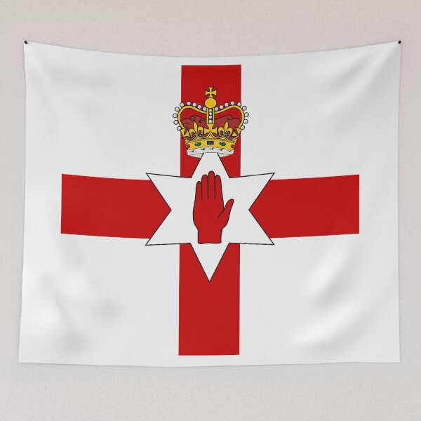 Item preview, Northern Ireland Square Flag Ulster Banner Emblem designed and sold by NTGUILTY.